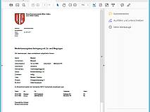 7. Bescheinigung in PDF-Format