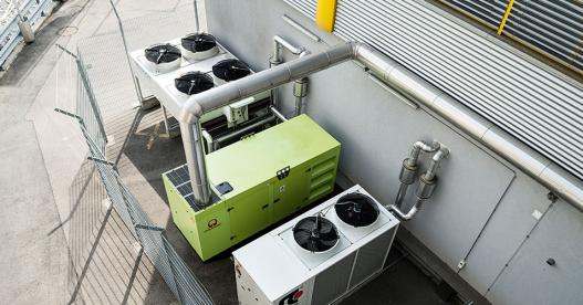 Die Freecooling-Anlage für das Rechenzentrum RIO