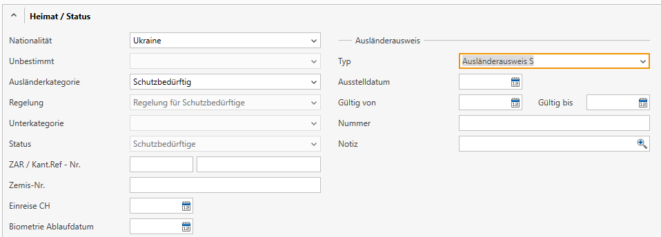 Zuzug innosolvcity mit Schutzstatus S