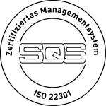 Gütesiegel Zertifiziertes Managementsystem ISO22301