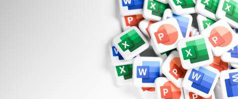 Symbole Microsoft Applikationen