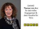 Danke Therese von Arx - für 12 grossartige Jahre