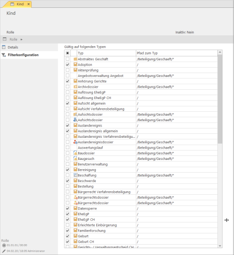 Filterung nach Datengrundlage
