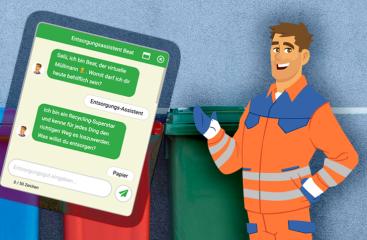 Mehr Nachhaltigkeit mit Entsorgungs-Chatbot «Beat»