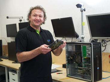 Nachhaltige und soziale Hardware-Wieder­verwendung