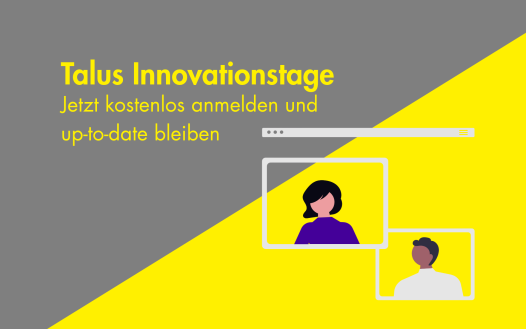 Talus Innovationstage: Jetzt kostenlos anmelden und up to date bleiben