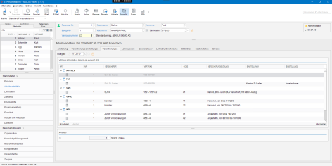 Abacus Personalstamm Lohnbuchhaltung