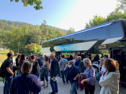 Talus unterwegs mit dem Car