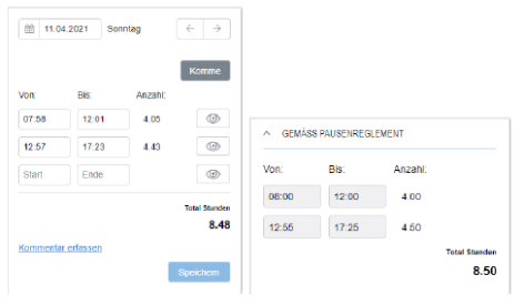 Abacus Zeiterfassung