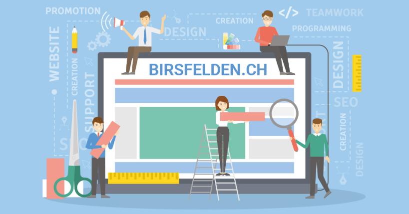 Die neue Website birsfelden.ch wird durch Talus realisiert