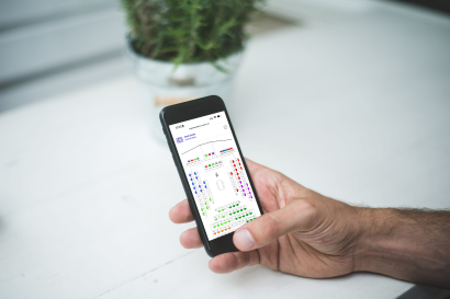 Mockup Handy Website Gemeinderat Zürich Sitzplan