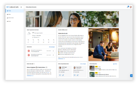 Portal für On- & Offboardees