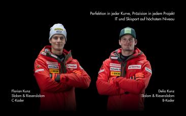 Talus unterstützt Florian und Delio Kunz – Unsere neuen Nachwuchs-Skifahrer