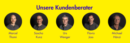 Unsere Kundenberater bei Talus Informatik AG